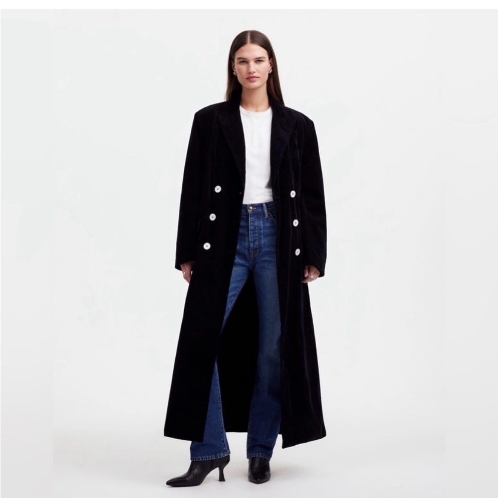 NWT Madewell x Alexa Chung Corduroy Trench